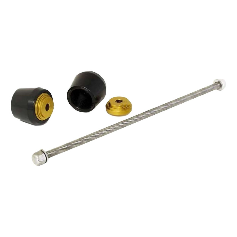 Protection d'axe de roue avant noir/or Triumph Street Triple 765 17-25