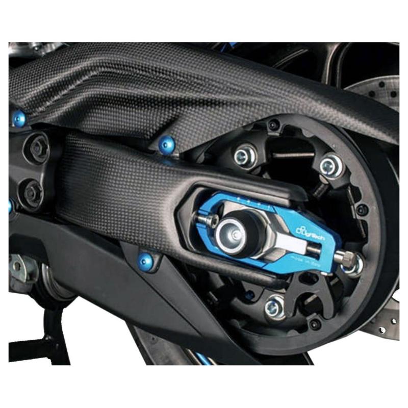 Protection de bras oscillant Lightech carbone mat pour Yamaha T-Max 530 12-16