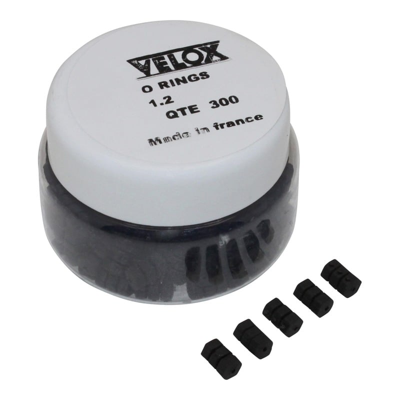 Protection de câbles de dérailleur Velox O Rings Ø1,2mm (boite de 300)