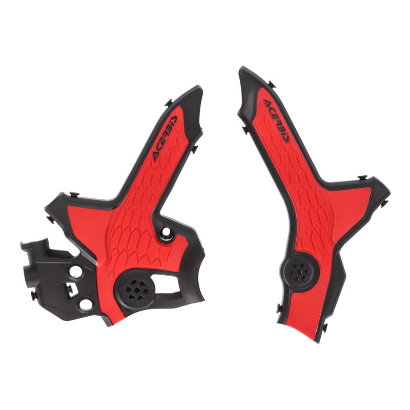 Protection de cadre Acerbis X-Grip Honda CRF 300 L 21-24 noir/rouge
