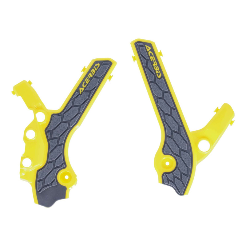 Protection de cadre Acerbis X-Grip Suzuki DR-Z 400 E 00-05 gris/jaune