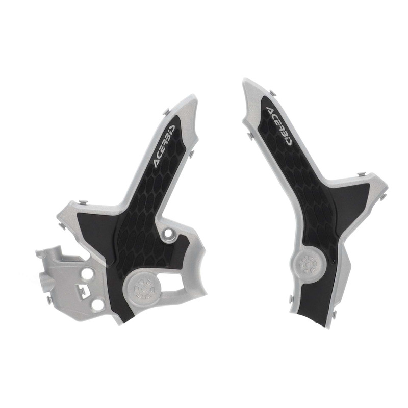 Protection de cadre Acerbis X-Grip Yamaha Honda CRF 300 L 21-24 gris/n