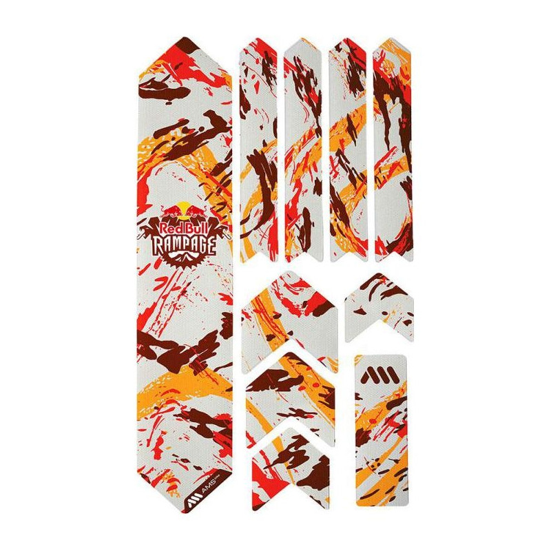 Protection de cadre Extra All Mountain Style 10 pièces RedBull Rampage Rouge