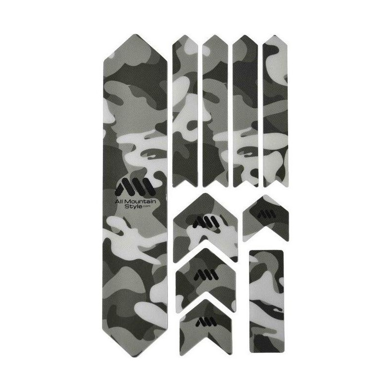 Protection de cadre XL All Mountain Style 10 pièces Camouflage