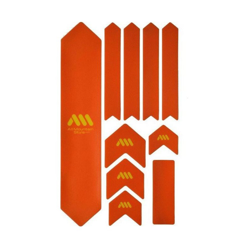Protection de cadre XL All Mountain Style 10 pièces Orange