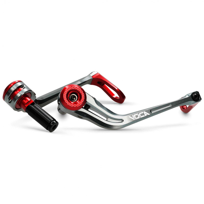 Protection de levier Voca Racing alu rouge