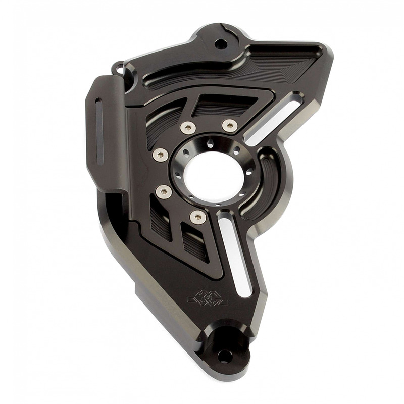 Protection de pignon Gilles Tooling Yamaha YZF-R1 1000 15-22 aluminium usiné CNC noir