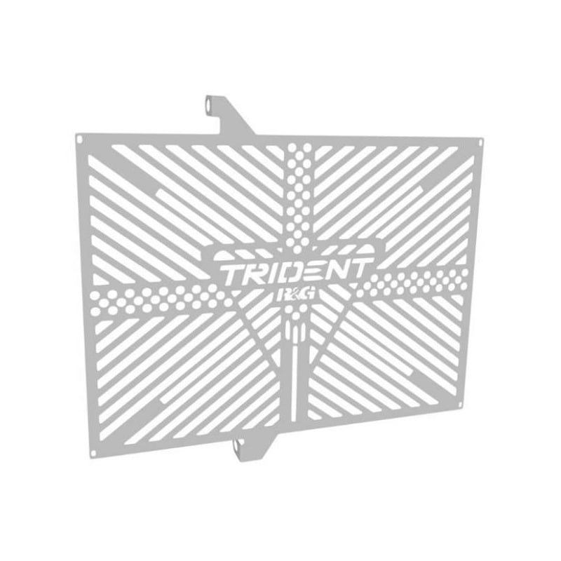 Protection de radiateur inox avec logo Triumph Trident 660 21-22