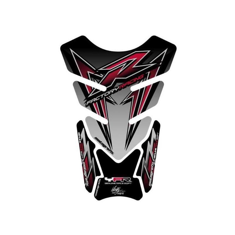 Protection de réservoir Motografix argent Yamaha 4 pièces