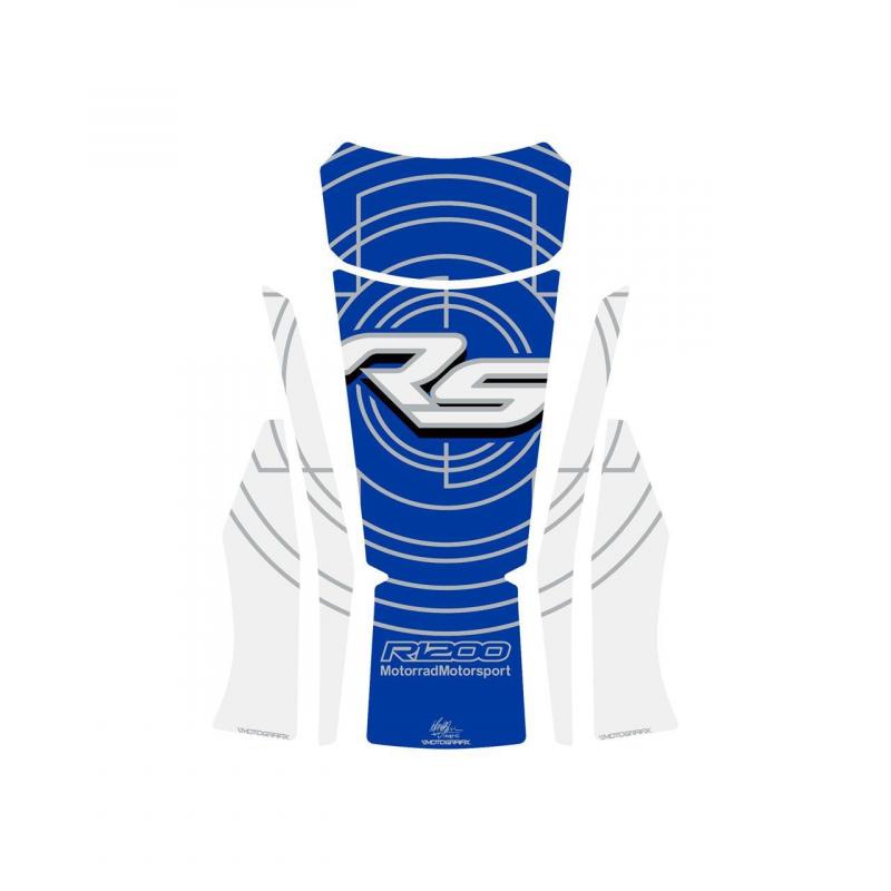 Protection de réservoir Motografix blanc/bleu BMW R 1200 RS 4 pièces