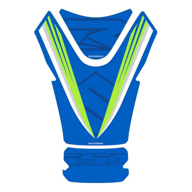 Protection de réservoir Motografix bleu Suzuki GSX-R 1000 3 pièces