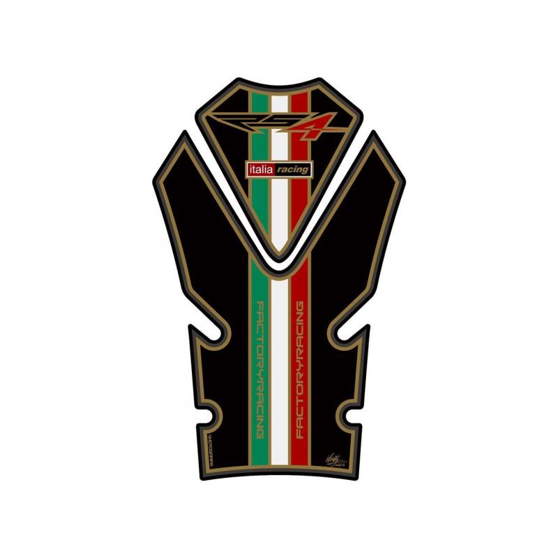 Protection de réservoir Motografix noir Aprilia RS4 125 2 pièces