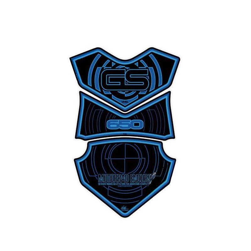 Protection de réservoir Motografix noir/bleu BMW GS650 3 pièces