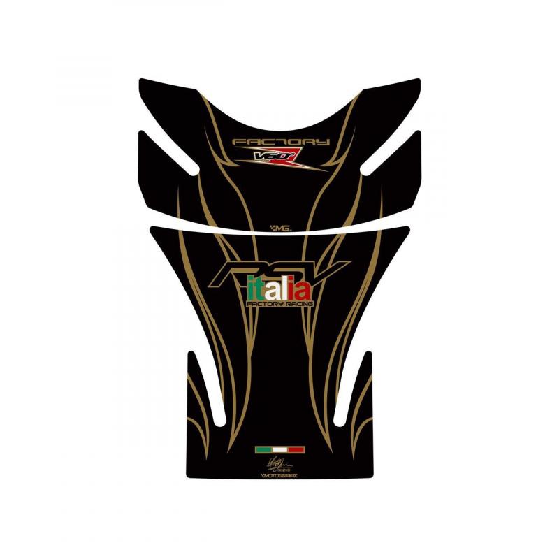 Protection de réservoir Motografix noir/or Aprilia 2 pièces