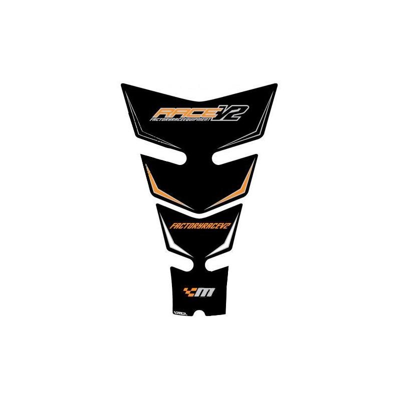 Protection de réservoir Motografix noir/orange KTM RC8 2 pièces