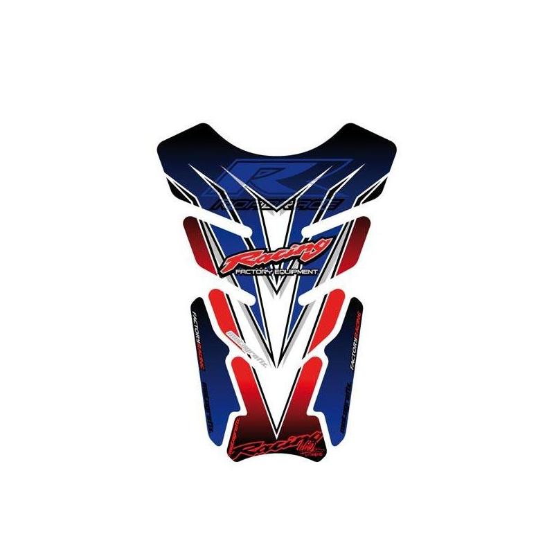 Protection de réservoir Motografix rouge/blanc Honda 4 pièces