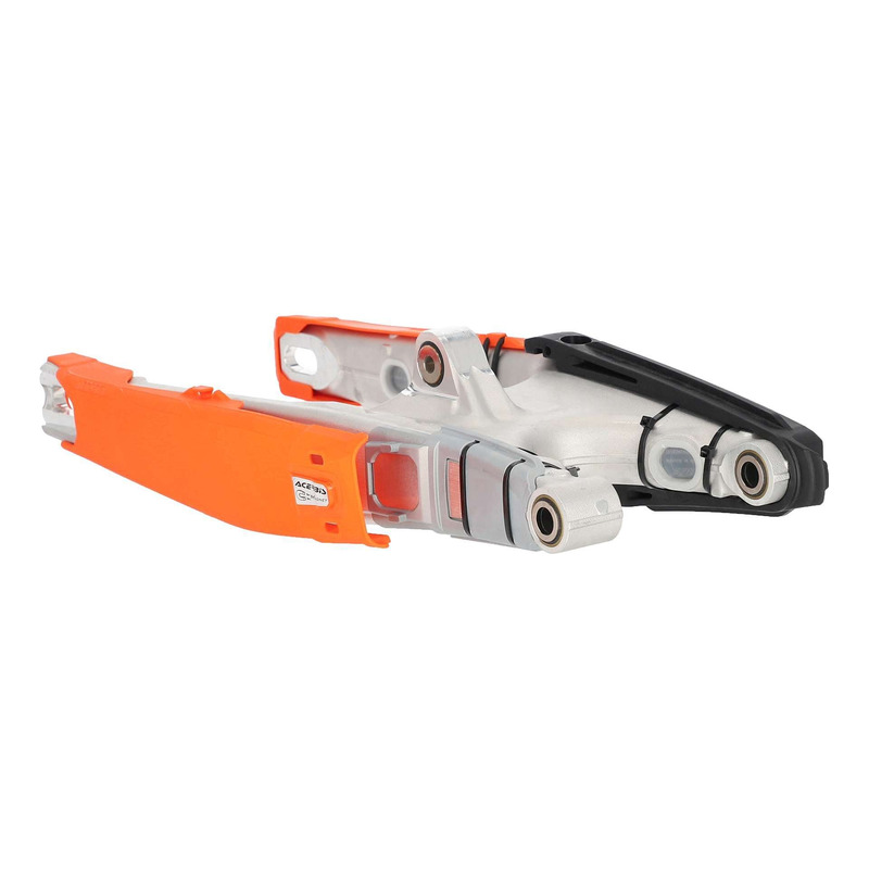 Protections de Bras Oscillant ACERBIS TEKETMAGNET Orange – KTM EXC / EXCF 12-23