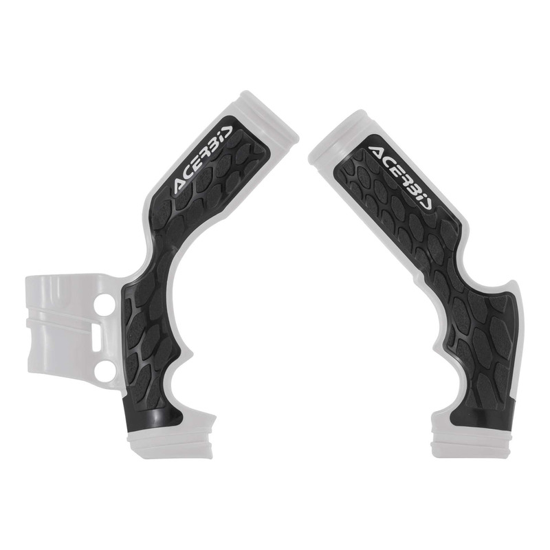 Protections de Cadre ACERBIS X-GRIP Blanc / Noir â   Husqvarna 65 TC 1