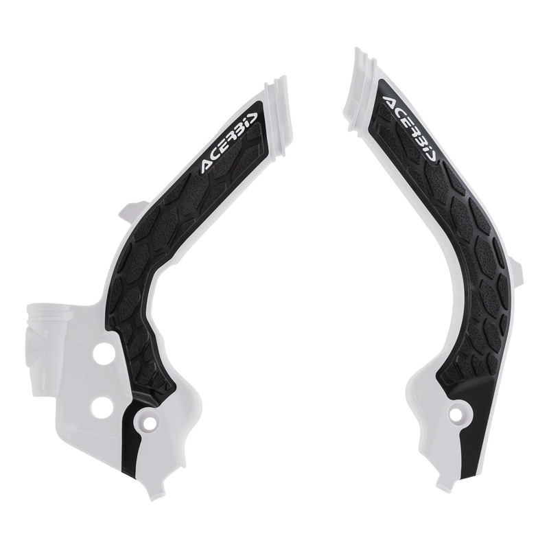 Protections de Cadre ACERBIS X-GRIP Blanc / Noir â   Husqvarna FC / TC