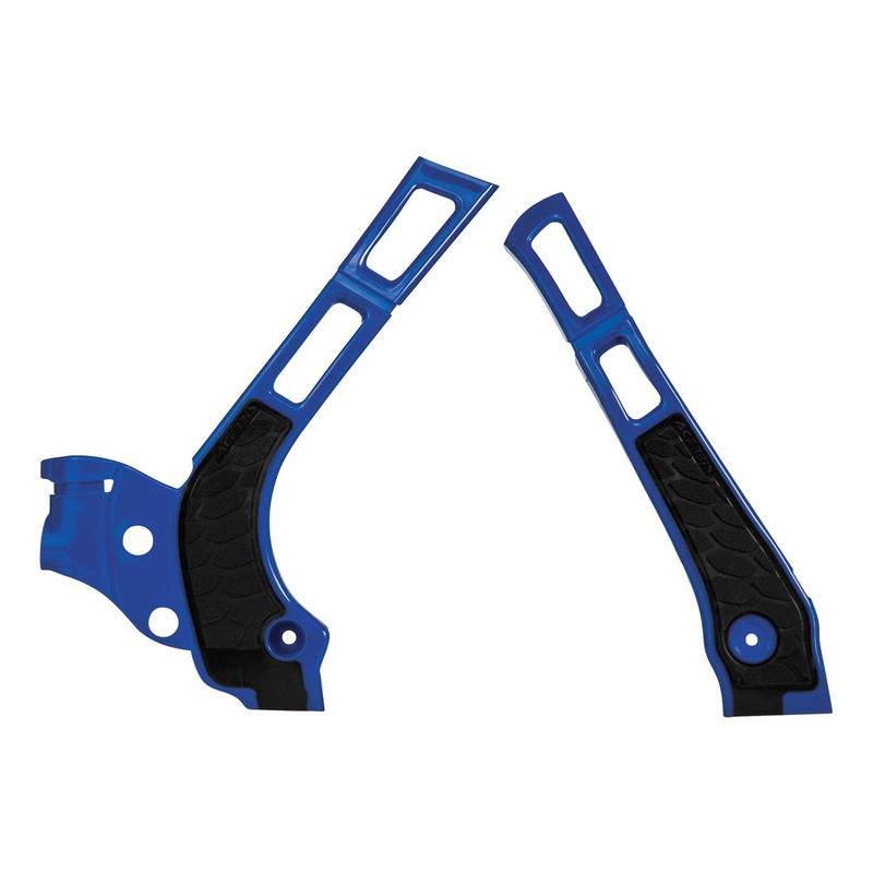 Protections de Cadre ACERBIS X-GRIP Bleu / Noir - Yamaha 125 / 250 YZ