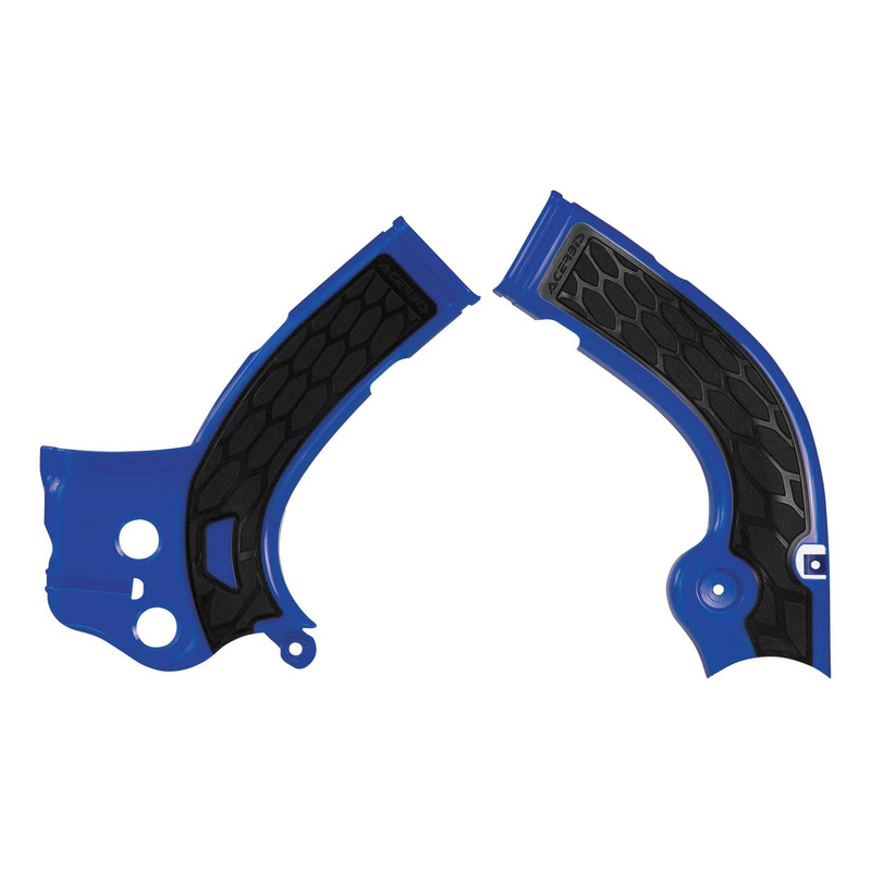 Protections de Cadre ACERBIS X-GRIP Bleu / Noir - Yamaha 250 YZF