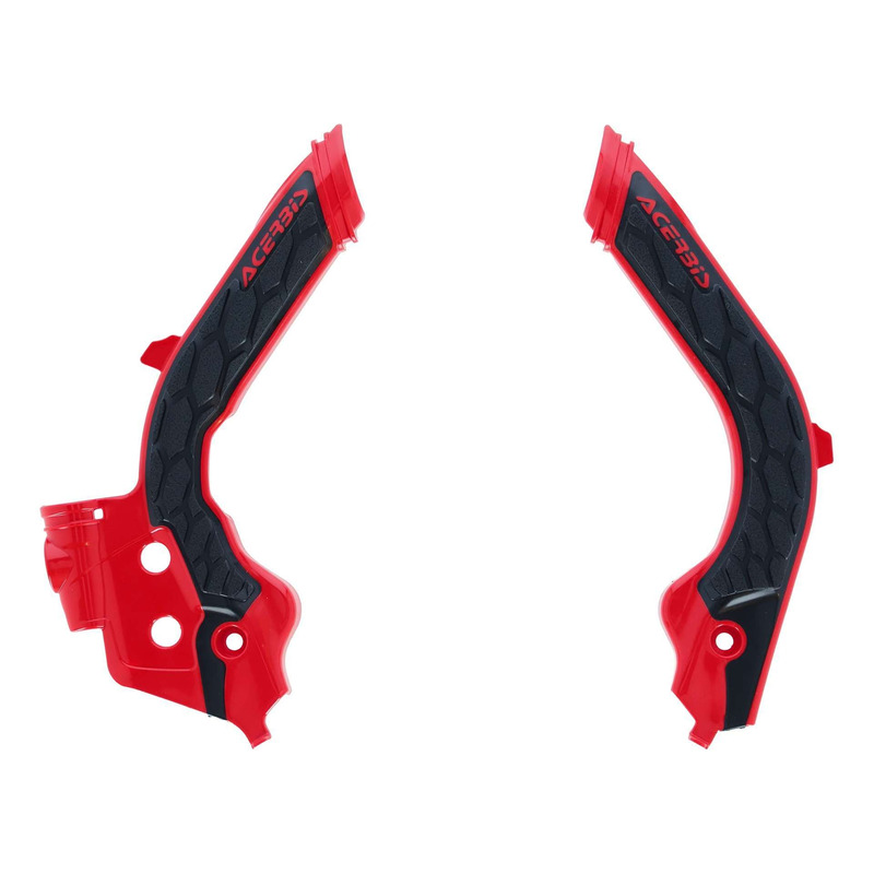 Protections de Cadre ACERBIS X-GRIP Rouge / Noir – Gasgas ECF / MCF