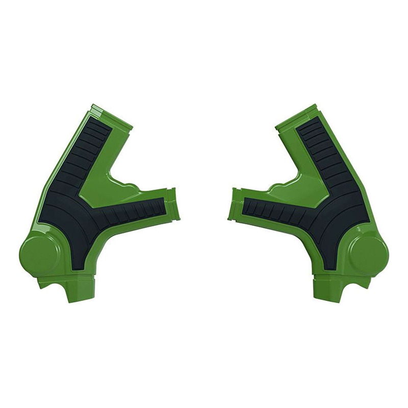 Protections de Cadre Rtech Bi-MatiÃ¨re Kaki / Noir pour Surron Ultra-B