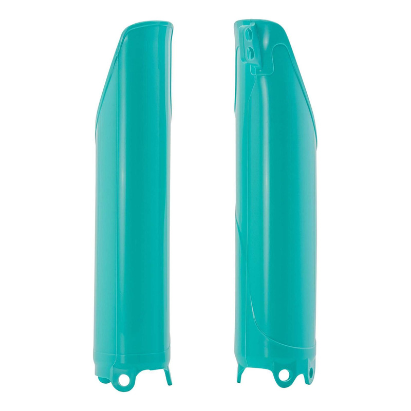 Protections de Fourche ACERBIS Turquoise - Honda 450 CRF-R