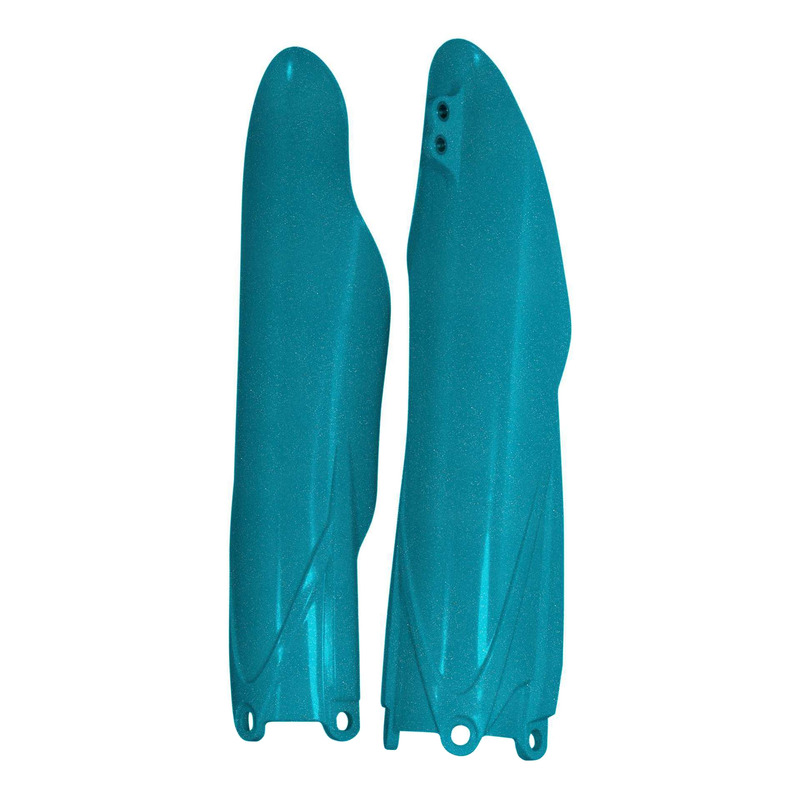 Protections de Fourche ACERBIS Turquoise Métallisé - Yamaha 450 YZF 10-22