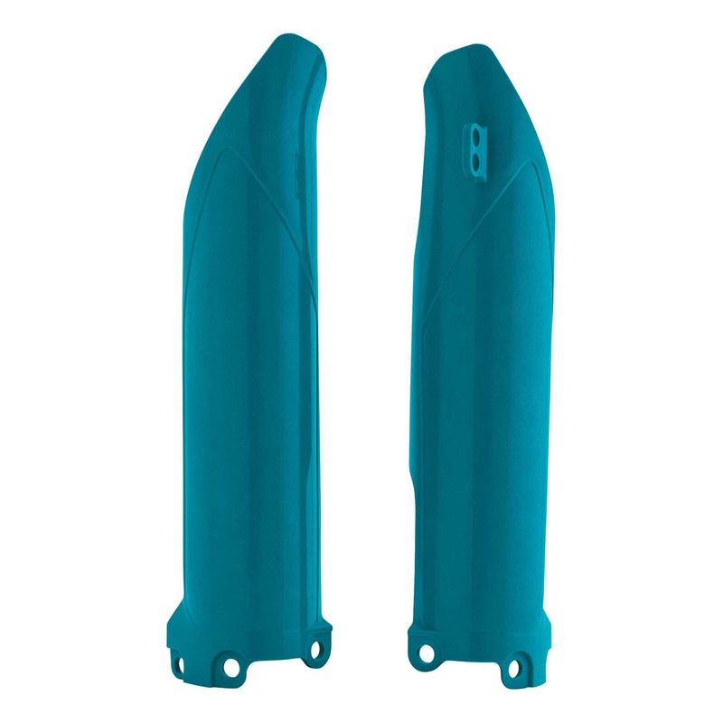 Protections de Fourche ACERBIS Turquoise Métallisé - Kawasaki 450 KXF 16-25