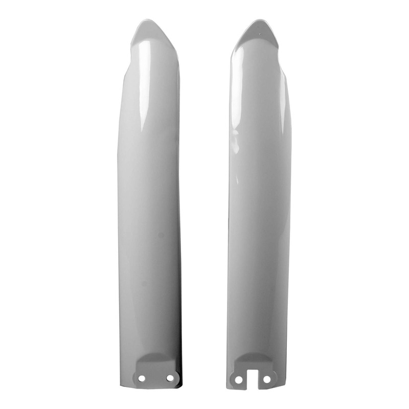 Protections de Fourches POLISPORT Type Origine Blanc - Kawasaki 125 /