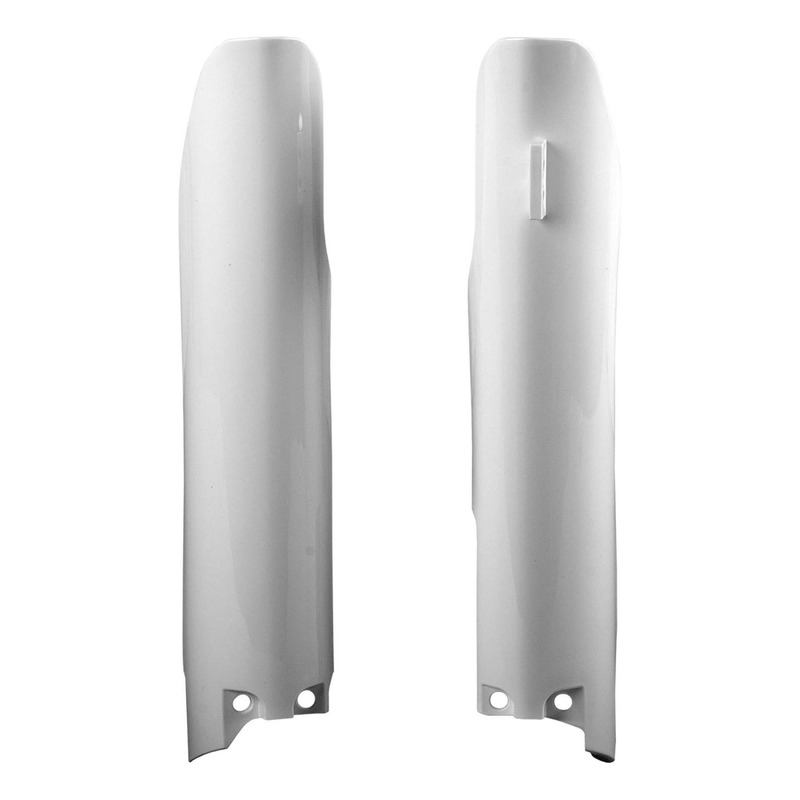 Protections de Fourches POLISPORT Type Origine Blanc - Suzuki 450 RMZ