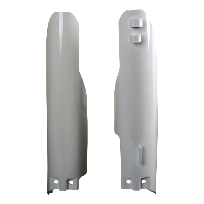 Protections de Fourches POLISPORT Type Origine Blanc - Suzuki 125 / 25