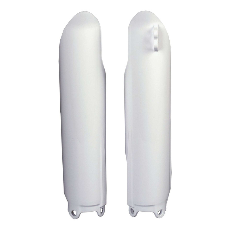 Protections de Fourches POLISPORT Type Origine Blanc - Yamaha 125 / 250 YZ 08-14