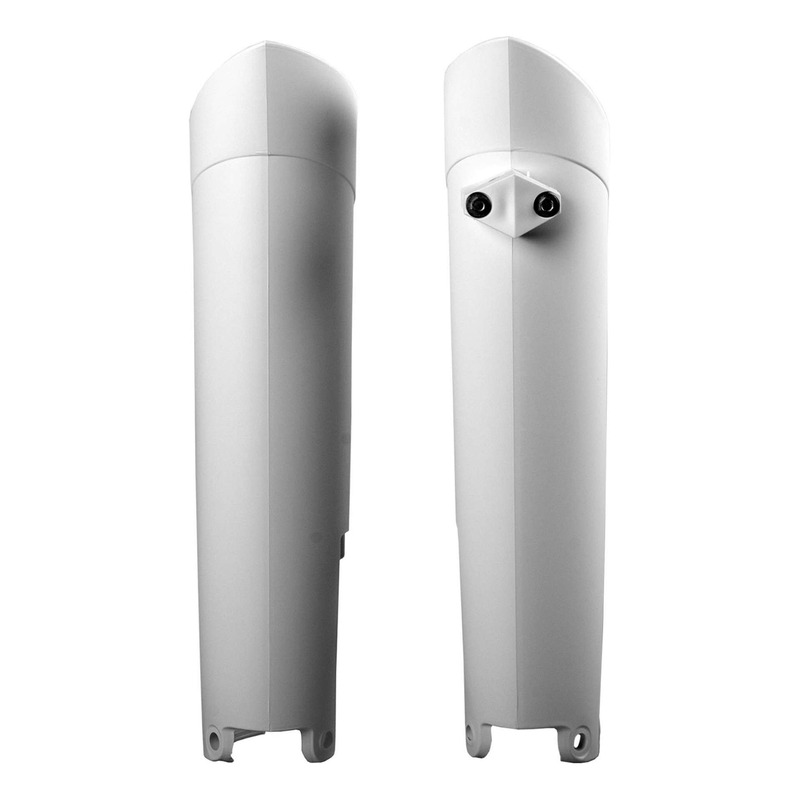 Protections de Fourches POLISPORT Type Origine Blanc - KTM SX / SXF 08