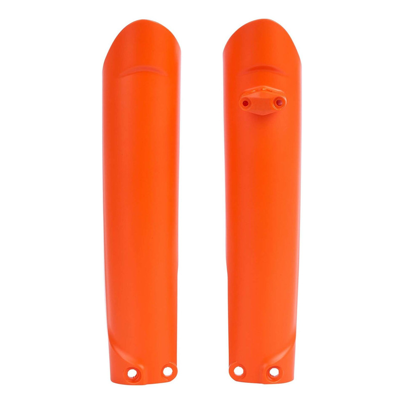 Protections de Fourches POLISPORT type Origine Orange pour KTM SX / SXF 15-22