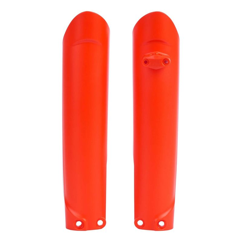 Protections de Fourches POLISPORT type Origine Oranges Fluo pour KTM SX / SXF 15-22