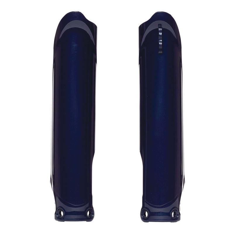 Protections de fourches Polisport type origine bleues metallic Yamaha