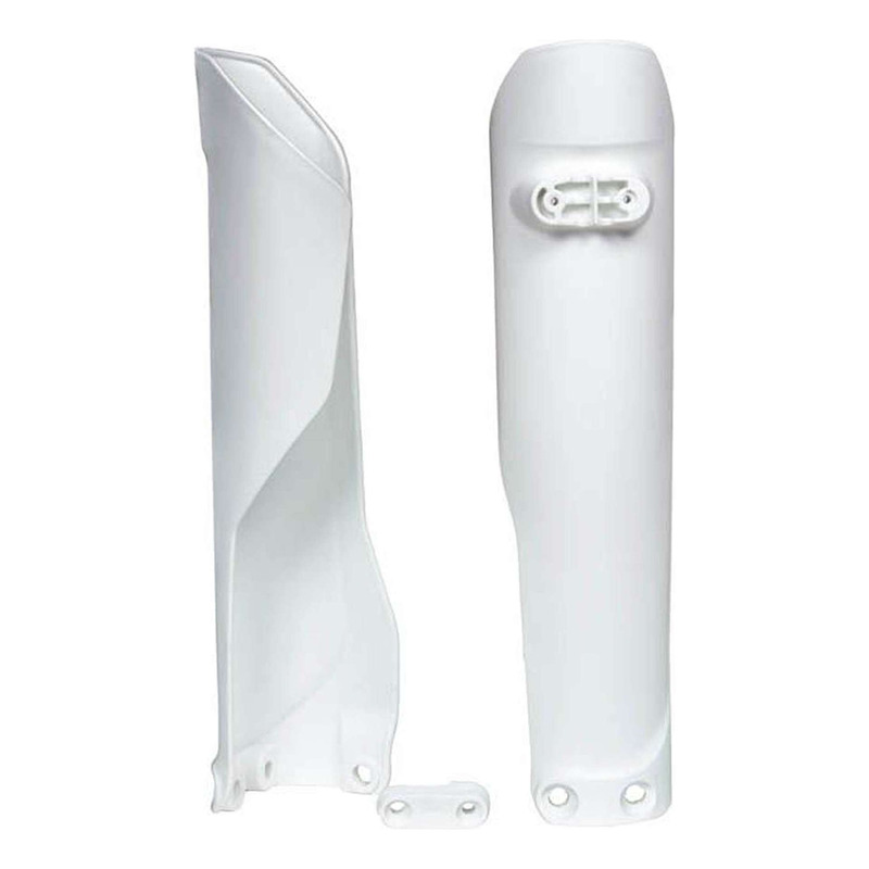 Protections de Fourches RTECH en Plastique Blanc pour Husqvarna TC/FC/
