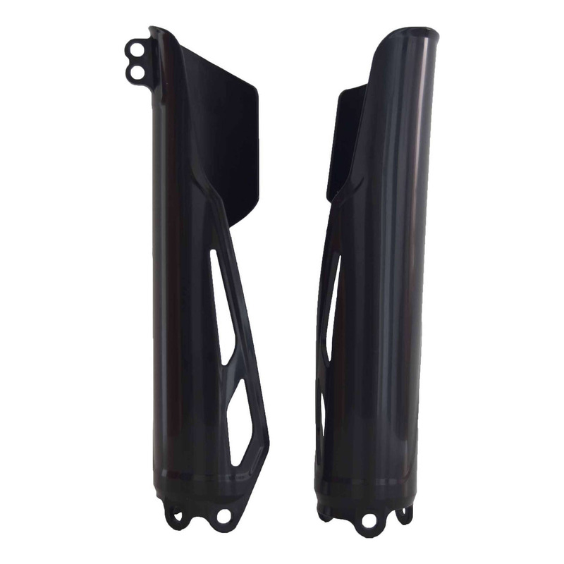 Protections de Fourches RTECH en Plastique Noir pour Honda 250/450 CRF