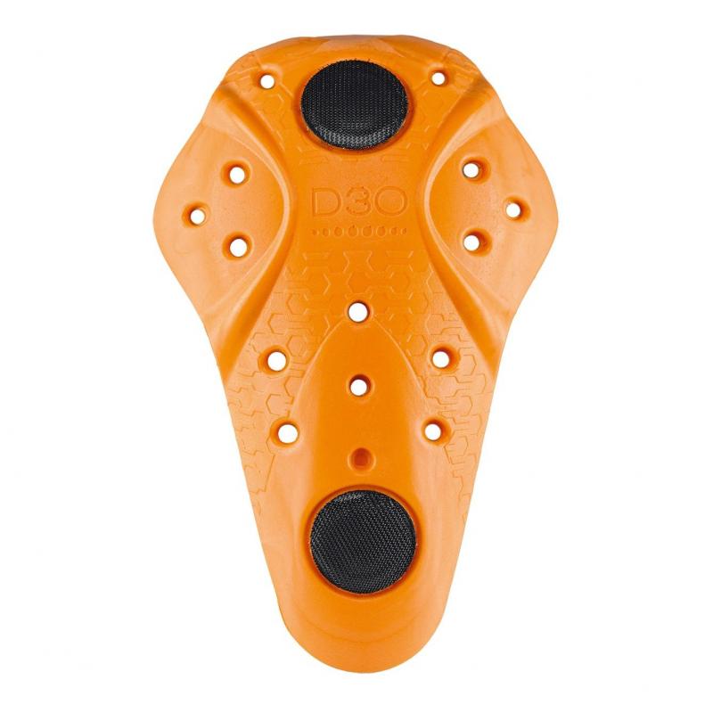 Protections de genoux Held D3O orange fixation velcro