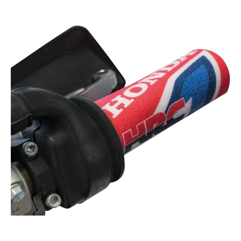 Protections de poignées Blackbird Racing Honda HRC rouge/bleu