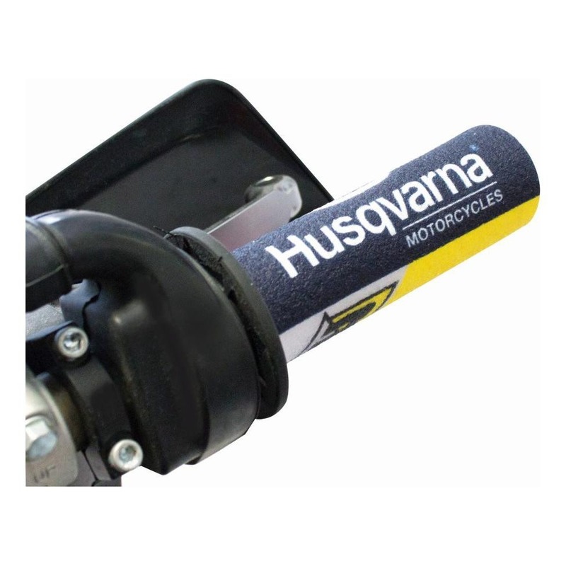 Protections de poignées Blackbird Racing Husqvarna bleu/jaune