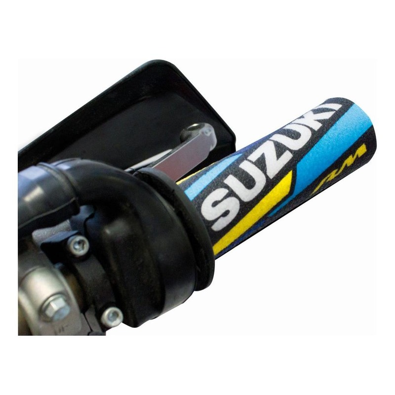 Protections de poignées Blackbird Racing Suzuki bleu/jaune/noir