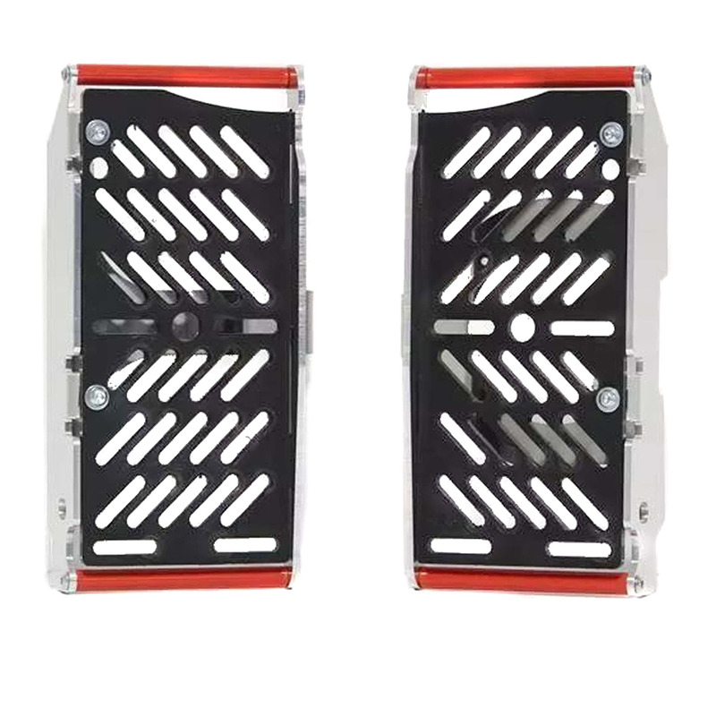 Protections de Radiateurs AXP Xtrem Rouge en PHD 8mm pour Beta RR 2T de 125cc à 300cc 2024