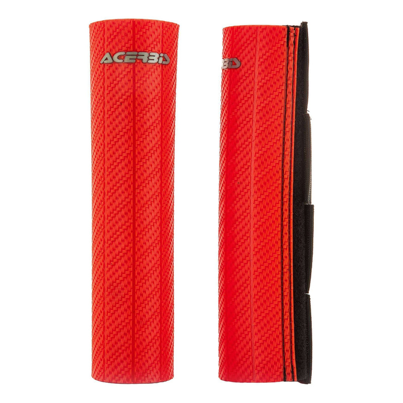 Protections Supérieures de Fourche ACERBIS Ø 43 à 48mm – Rouge - Universel