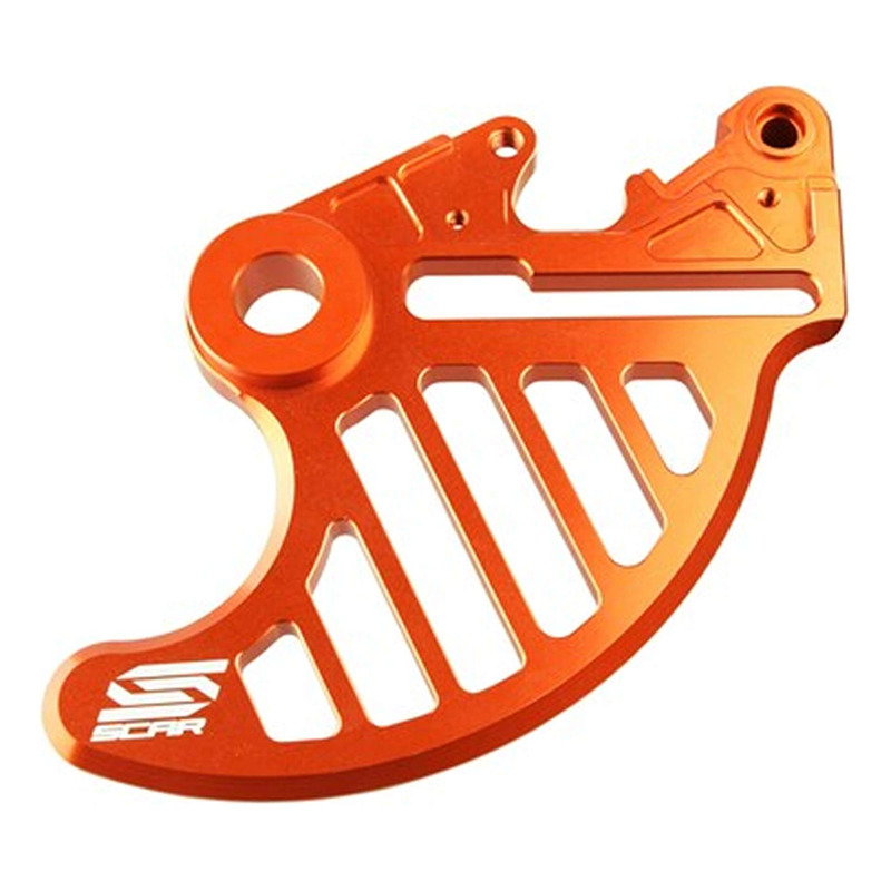Protège-disque arrière Scar Orange aluminium KTM EXCF 450cc 03-22