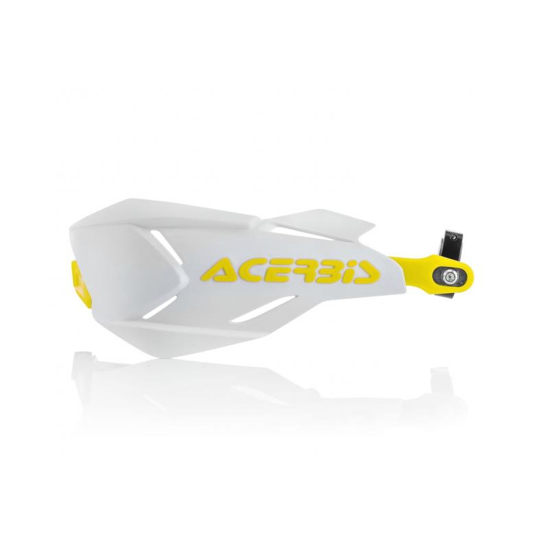 Protège-mains Acerbis X-Factory blanc/jaune (paire)