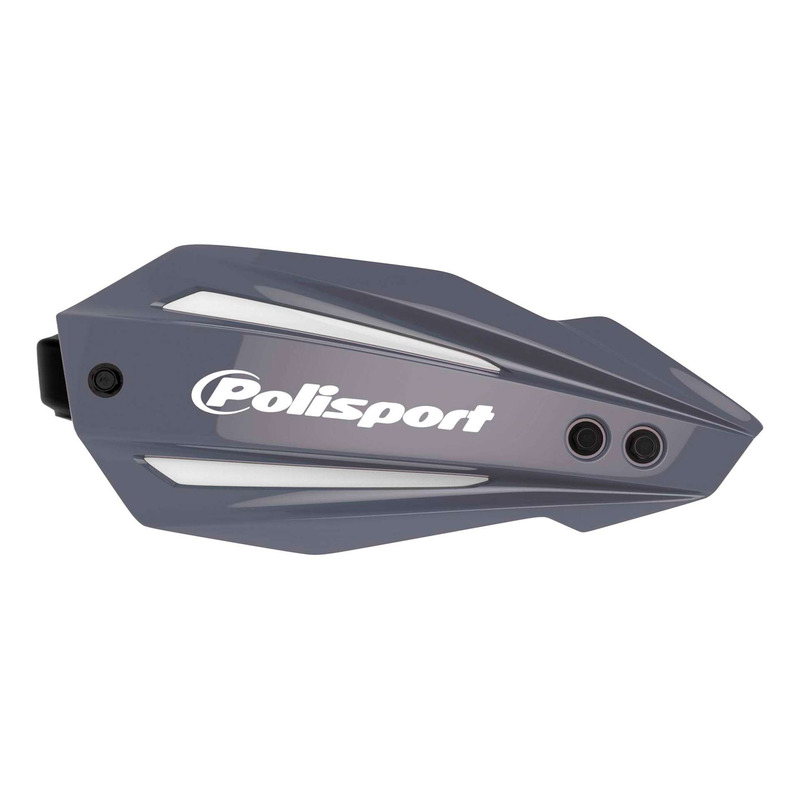 Protège-Mains POLISPORT Bullit Full Wrap Gris avec Barre de Renfort