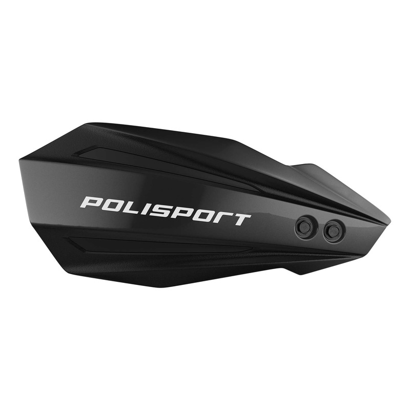 Protège-Mains POLISPORT MX Bullit Noir pour Kawasaki 125 / 250 KX 07-22 + Kit de Montage Universel